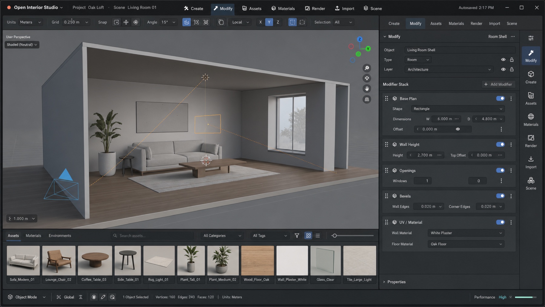 Approved Open Interior Studio workstation design target